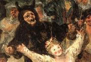 Francisco Goya Details of The Burial of the Sardine France oil painting artist